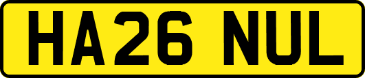 HA26NUL