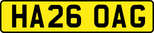 HA26OAG