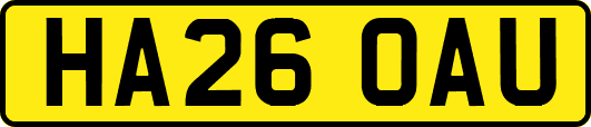 HA26OAU