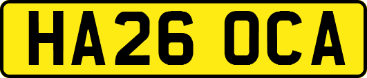 HA26OCA