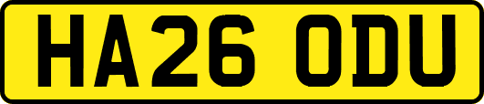 HA26ODU