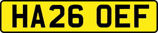 HA26OEF