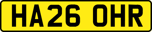 HA26OHR