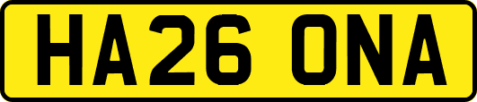 HA26ONA