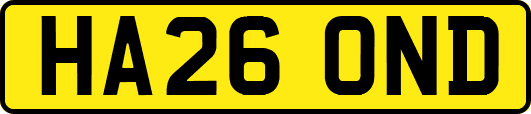 HA26OND
