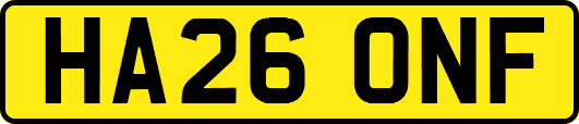 HA26ONF