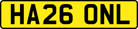 HA26ONL