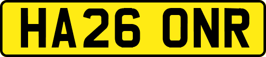 HA26ONR