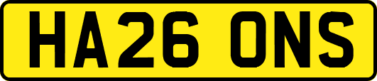 HA26ONS