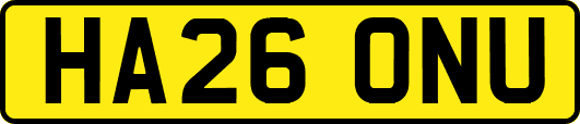 HA26ONU