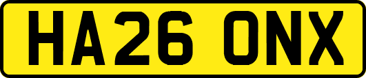 HA26ONX