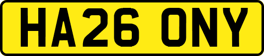 HA26ONY