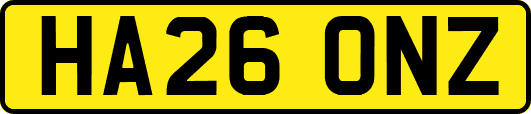 HA26ONZ