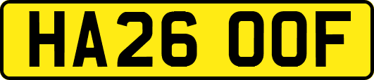 HA26OOF