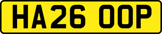 HA26OOP