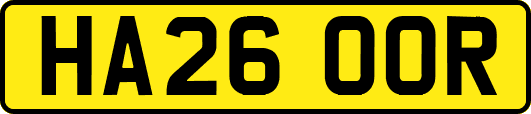 HA26OOR