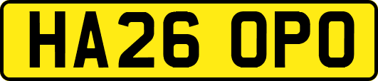 HA26OPO