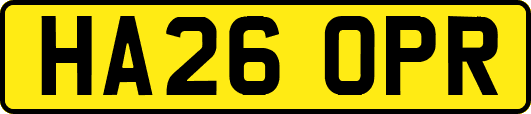 HA26OPR