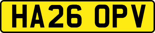 HA26OPV