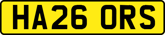 HA26ORS