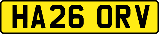 HA26ORV
