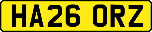 HA26ORZ