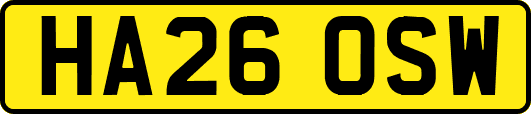 HA26OSW