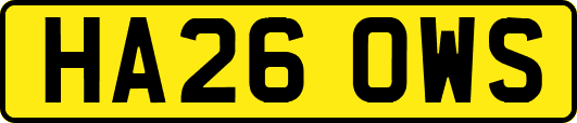 HA26OWS