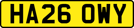HA26OWY