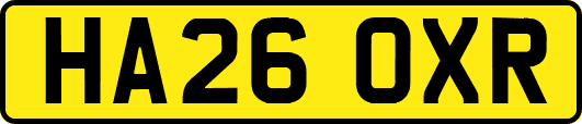 HA26OXR