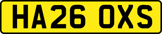 HA26OXS