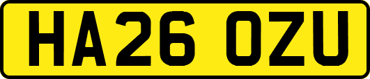 HA26OZU