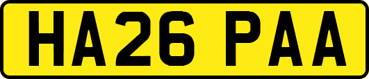 HA26PAA