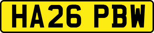 HA26PBW