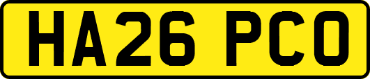 HA26PCO