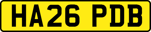 HA26PDB