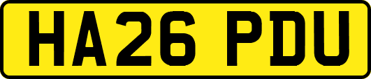 HA26PDU