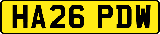HA26PDW