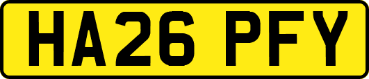 HA26PFY