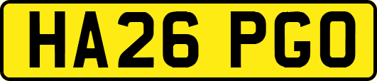 HA26PGO