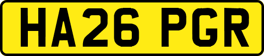 HA26PGR