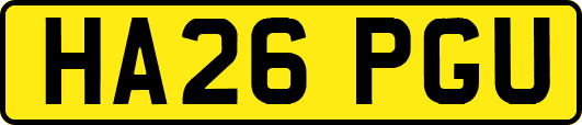 HA26PGU