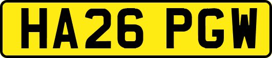 HA26PGW