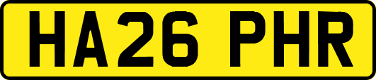 HA26PHR
