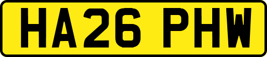 HA26PHW