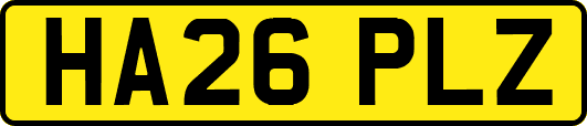 HA26PLZ