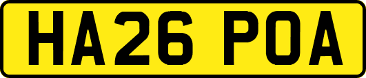 HA26POA