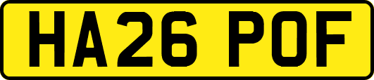 HA26POF
