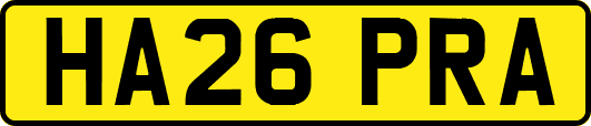 HA26PRA
