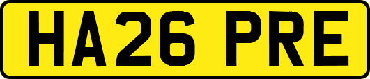 HA26PRE